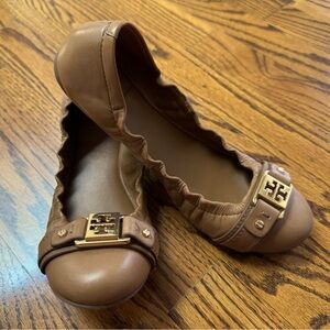 Tory Burch Ambrose Flats - Tan - Size 7